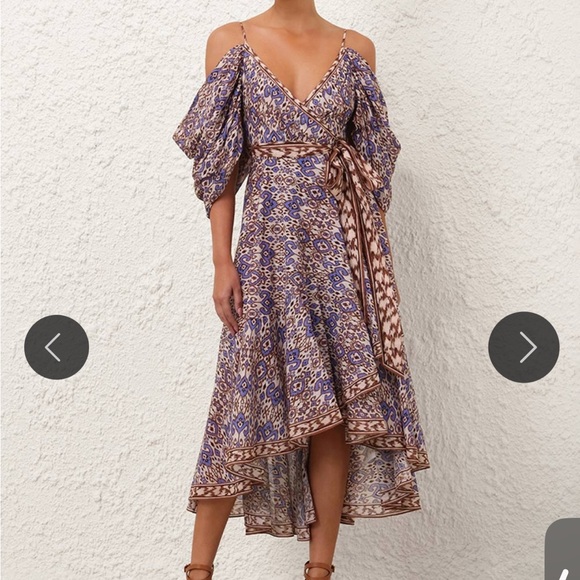 Zimmermann Dresses & Skirts - Zimmermann WYLIE WRAP MIDI dress